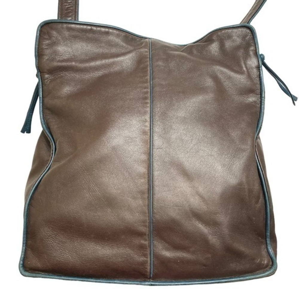 Loewe soft brown leather shoulder bag